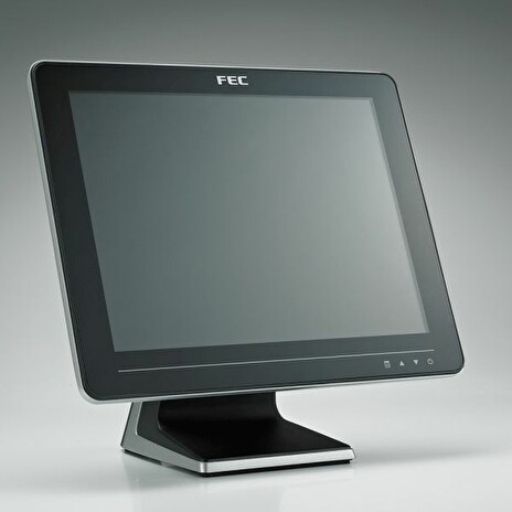 Dotykový monitor FEC AM-1015C, 15" LED LCD, PCAP (10-Touch), USB, bez rámečku, černo-stříbrný