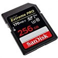 SanDisk Extreme Pro SDXC 256GB R:170 MB/s, W: 90 MB/s, Class 10 UHS-I U3 V30