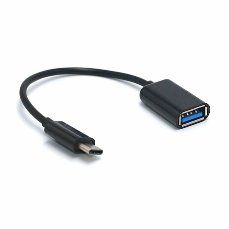 4World Adaptér USB C M - USB 2.0 F Black