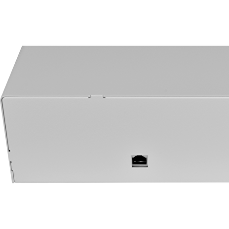 Pokladní zásuvka C430C - s kabelem, kovové držáky, nerez panel, 9-24V, bílá