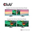 Club3D Dokovací stanice USB 3.2 typ C (5xUSB/USB-C/3xHDMI/2xDP/Ethernet/Audio) s napájecím adaptérem