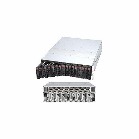 SUPERMICRO 3U MicroCloud server 8x NOD (LGA1151(v2), iC246, 4x DDR4 ECC, 2x SATA3) 2x HS 3,5" k NOD, 2x2000Wt, IPMI