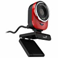 Genius webová kamera QCam 6000/ červená/ Full HD 1080P/ USB2.0/ mikrofon
