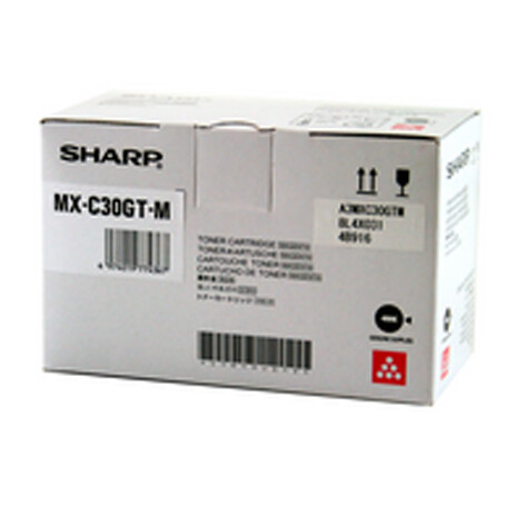 Sharp Toner MX-C30GTM, červený 6000 stran