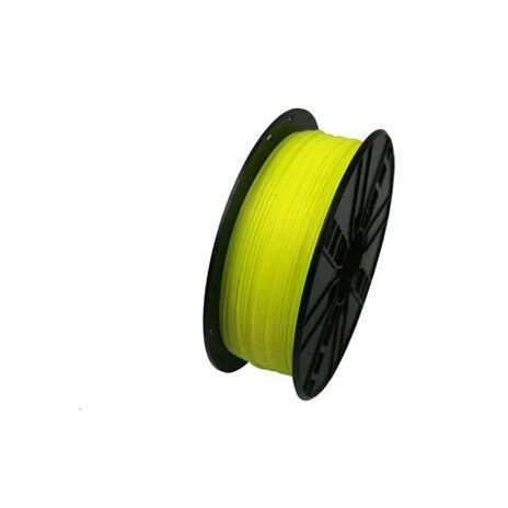 Tisková struna (filament) GEMBIRD, PLA, 1,75mm, 1kg, fluorescenční žlutá