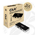 Club3D Multiport USB-C 3.1 na 3x HDMI 2.0b + 1 USB 2.0 + USB-C charge (100W) + audio jack female