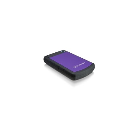 TRANSCEND 2TB StoreJet 25H3P, USB 3.0, 2.5” Externí odolný hard disk, černo/fialový