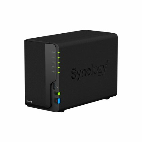 Synology Disk Station DS220+ - Server NAS - 2 zásuvky - SATA 6Gb/s - RAID 0, 1, JBOD - RAM 2 GB - Gigabit Ethernet - iSCSI