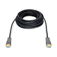 DIGITUS Připojovací kabel HDMI AOC s hybridním vláknem, typ A M/M, 20 m, UHD 4K@60 Hz, CE, zlatá, bl
