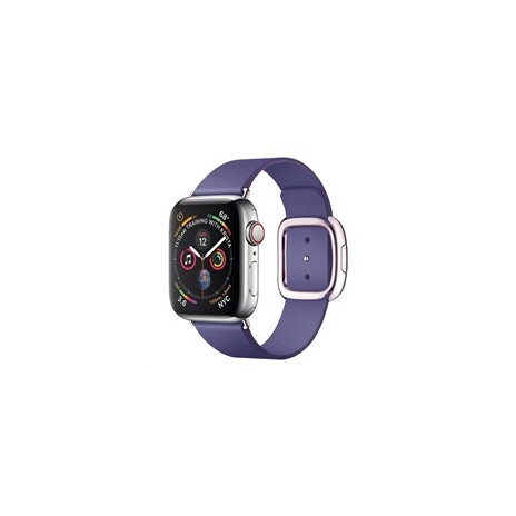 COTEetCI kožený magnetický řemínek Nobleman pro Apple Watch 42 / 44mm fialová