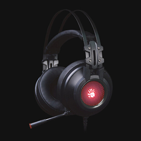 A4tech Bloody G525 herní sluchátka s mikrofonem, 7.1, USB, podsvícené, šedá