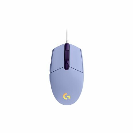 Logitech Gaming Mouse G203 LIGHTSYNC - Myš - optický - 6 tlačítka - kabelové - USB - šeřík