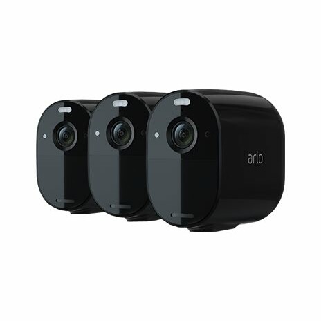 Arlo Essential - Síťová bezpečnostní kamera - venkovní, interiérový - odolná vůči povětrnostním vlivům - barevný (Den a noc) - 1920 x 1080 - 1080p - audio - bezdrátový - Wi-Fi - Wi-Fi - H.264 (balení 3)