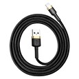 Baseus cafule Cable USB For lightning 1.5A 2M Gold+Black