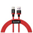 Baseus kabel pro rychlonabíjení a přenos dat HW USB Type-C 40W 2m, červená