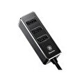 Baseus Enjoy adaptér do automobilu USB-A a rozbočovač pro 3* USB-A 5,5A, černá