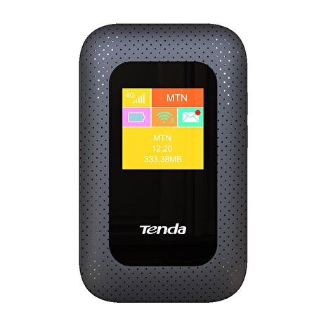 Tenda 4G185 - 3G/4G LTE Mobile Wi-Fi Hotspot Router s LCD 802.11b/g/n, microSD, 2100mAh