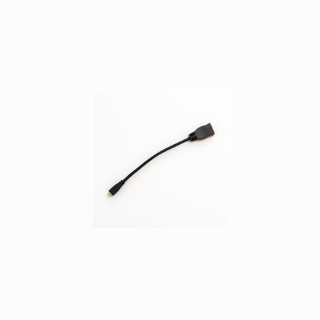 Raspberry Pi redukce HDMI na microHDMI, 20cm, černá