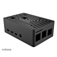 Akasa case Maze, pro Raspberry Pi 4, hliník, černá