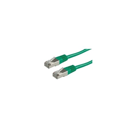Roline FTP Patch kabel,15m cat.5e, (Class D) zelený