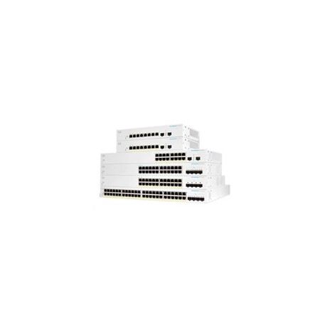 Cisco switch CBS220-16P-2G, 16xGbE RJ45, 2xSFP, PoE+, 130W