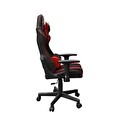 Gembird Gaming chair / herní křeslo SCORPION 02, černá sítovina, červená kůže