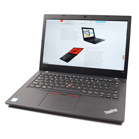Lenovo ThinkPad L480; Core i3 7020U 2.3GHz/8GB RAM/256GB SSD PCIe/batteryCARE+