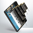 AXAGON RSS-M2B, SATA - M.2 SATA SSD, interní 2.5" ALU box, černý