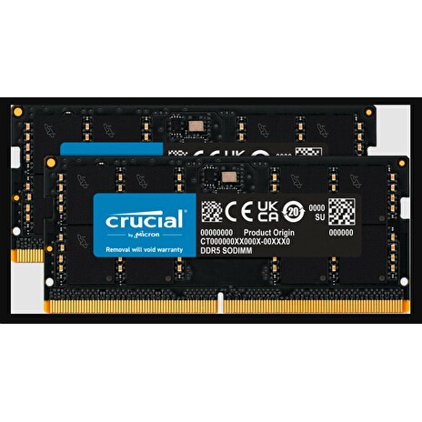 Crucial DDR5 64GB (2x32GB) SODIMM 4800MHz CL40