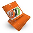 RhinoTech řemínky pro Xiaomi Mi Band 3/4 (3-pack černá, oranžová, zelená)