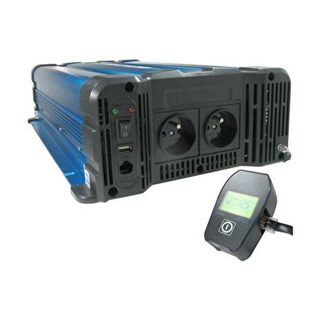Měnič napětí Solarvertech FS4000 12V/230V 4000W čistá sinusovka D.O. drátové