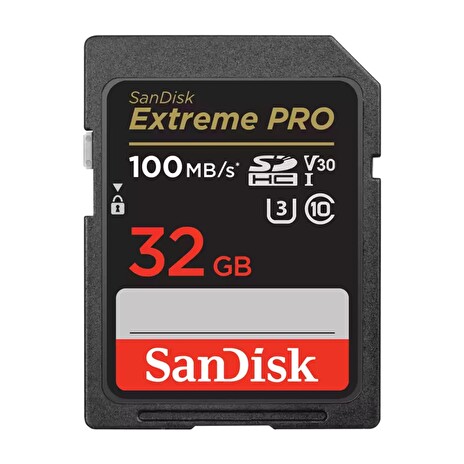 SanDisk Extreme PRO SDHC 32GB 100MB/s V30 UHS-I