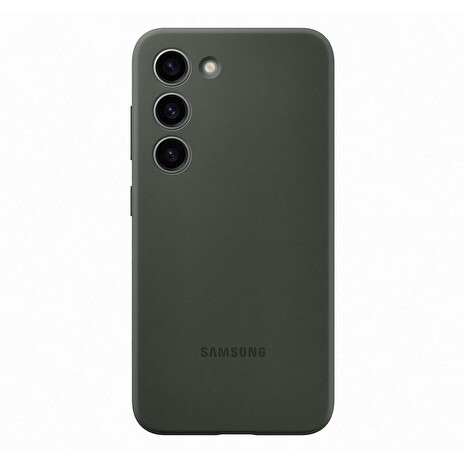 Samsung Silikonový zadní kryt pro Samsung Galaxy S23 Khaki