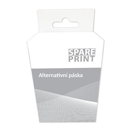 SPARE PRINT Kompatibilní páska pro BROTHER - TZe-221-tisk černá/ podklad bílá-9mm