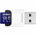 Samsung/micro SDXC/128GB/180MBps/USB 3.0/USB-A/Class 10/+ Adaptér/Modrá