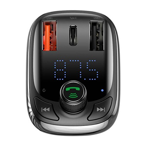 Baseus Bluetooth FM Transmiter S13 T-shaped černý