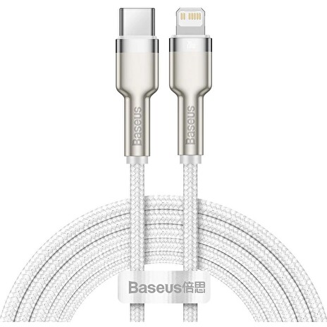 Baseus Datový kabel Cafule USB-C/Lightning PD 20W 2m bílý