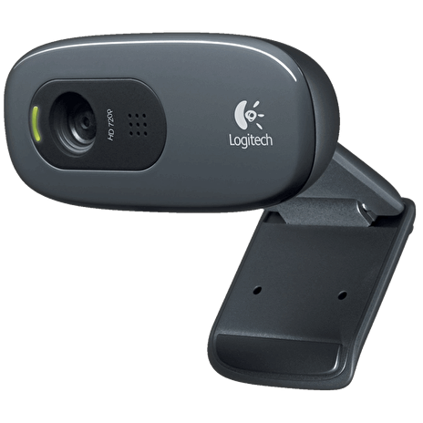 LOGITECH HD webkamera C270/ 1280x720/ 3MPx/ USB/ šedá