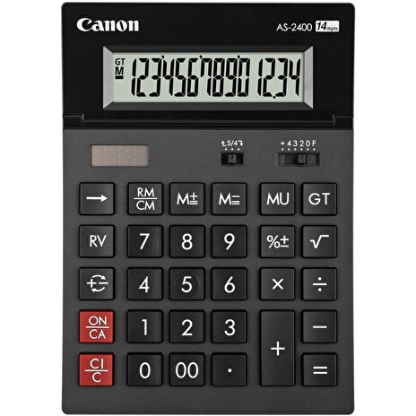 Canon AS-2400/ Kalkulačka/ 14-ti místný displej/ Černá