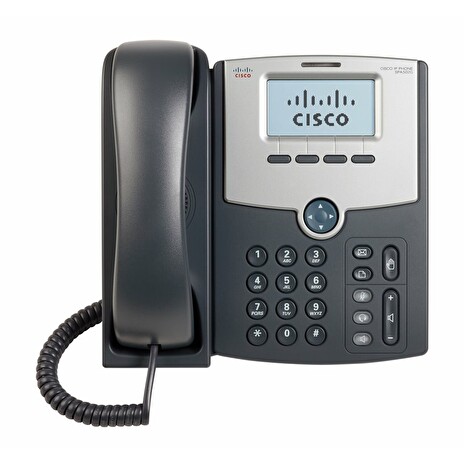 Cisco SPA502G VoIP telefon, 1x SIP linka, 2x 10/100M Lan, displej, PoE, podpora headset