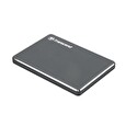 Transcend 2TB StoreJet 25C3, 2.5", USB 3.0, Stylový externí hard disk, ultra-tenký, ocelově šedý