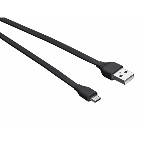 TRUST Kabel Flat Micro-USB Cable 1m - black