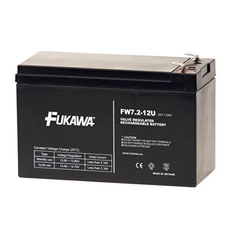 Akumulátor FUKAWA FW 7.2-12 F2U (12V 7,2Ah)