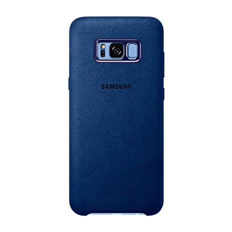 Samsung Alcantara pouzdro EF-XG955ALE pro Galaxy S8+ Blue