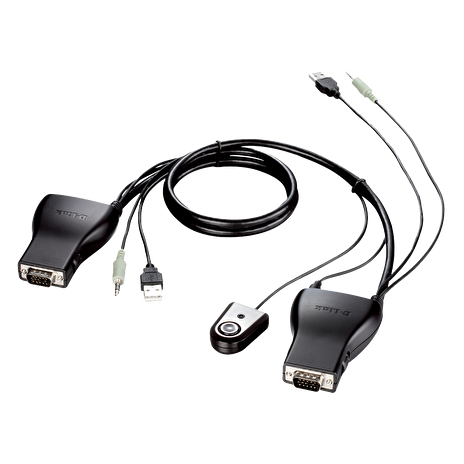D-Link DKVM-222 2-Port USB KVM Switch with Audio Support