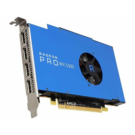 Radeon Pro WX5100 - Grafická karta - Radeon Pro WX 5100 - 8 GB GDDR5 - PCIe 3.0 x16 - 4 x DisplayPort