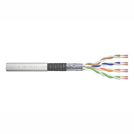 Digitus SF-UTP kabel drát AWG26/7, měď, Cat.5e, box 305m