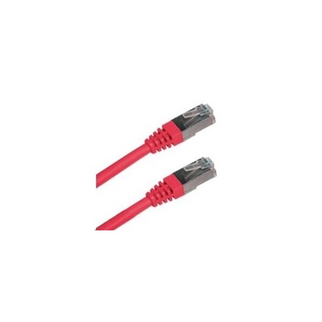 Patch kabel Cat6A, S-FTP - 2m, červený