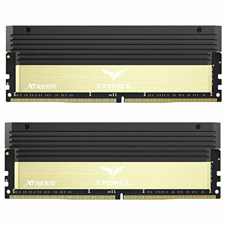 TEAM T-FORCE Xtreem 16GB DDR4 3866MHz / DIMM / CL18-20-20-44 / Golden / 1,35V / KIT 2x 8GB