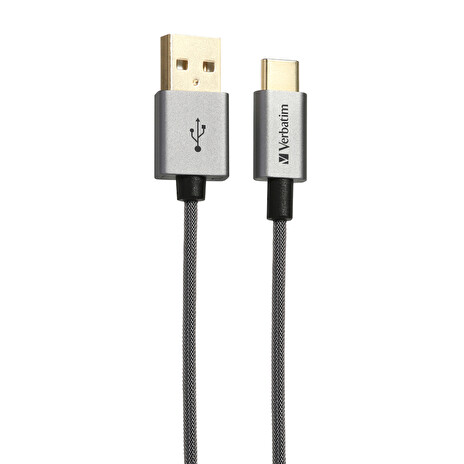 Verbatim USB-A 3.1 na USB-C 2.0 30cm, SYNC + CHARGE šedý